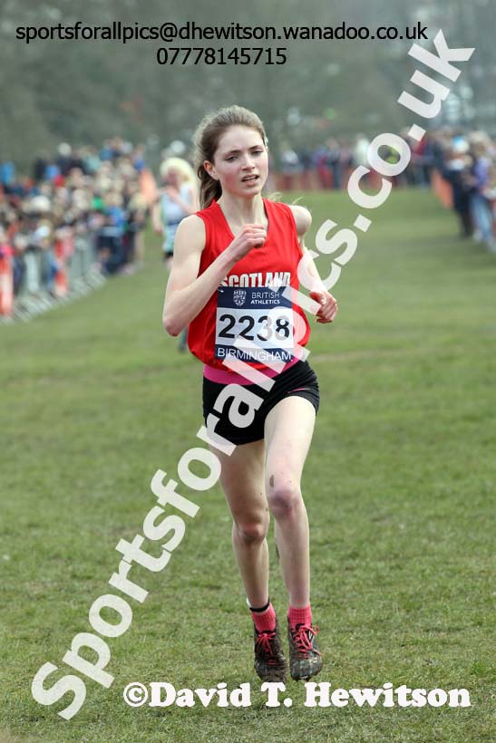 Womens under-17s 2016 Inter Counties Cross Country Champs. and Cross Challenge Final, Cofton Park, Birmingham. Photo: David T. Hewitson/Sports for All Pics